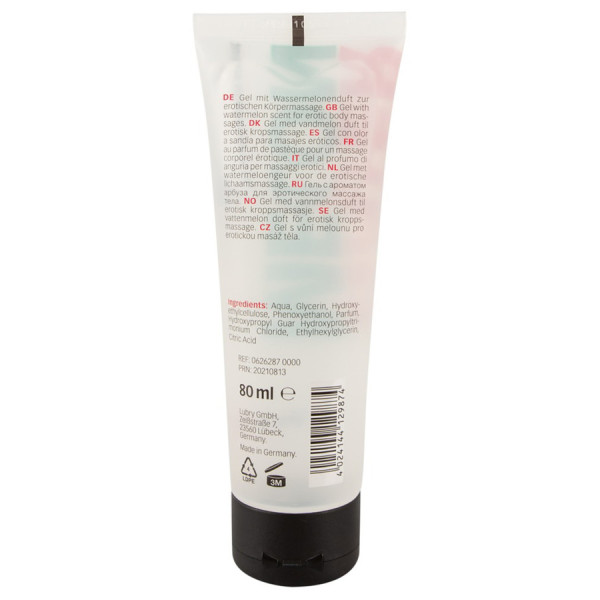 Lubrifiant à base d'eau arôme pastèque 80 ml 